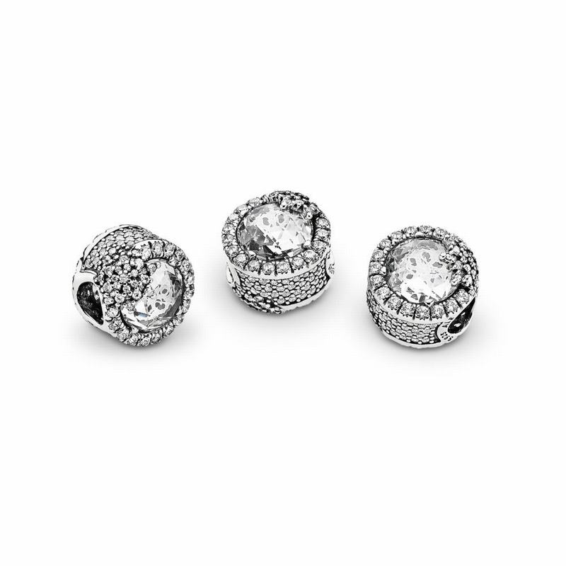 Pandora Dazzling Snowflake Charm Ireland - Sterling Silver/Cubic Zirconia - 769831CBH